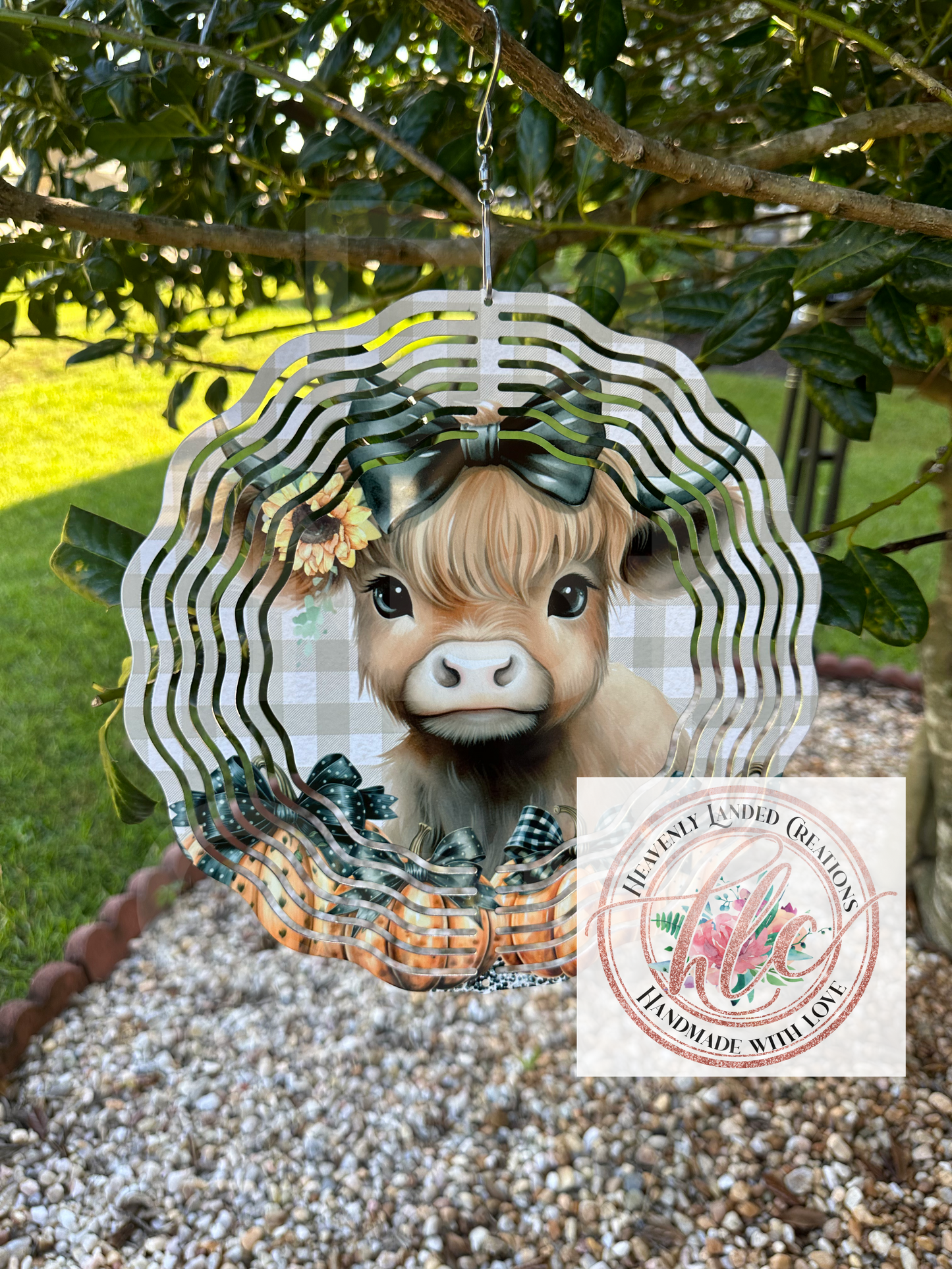 Wind Spinner Cow Fall