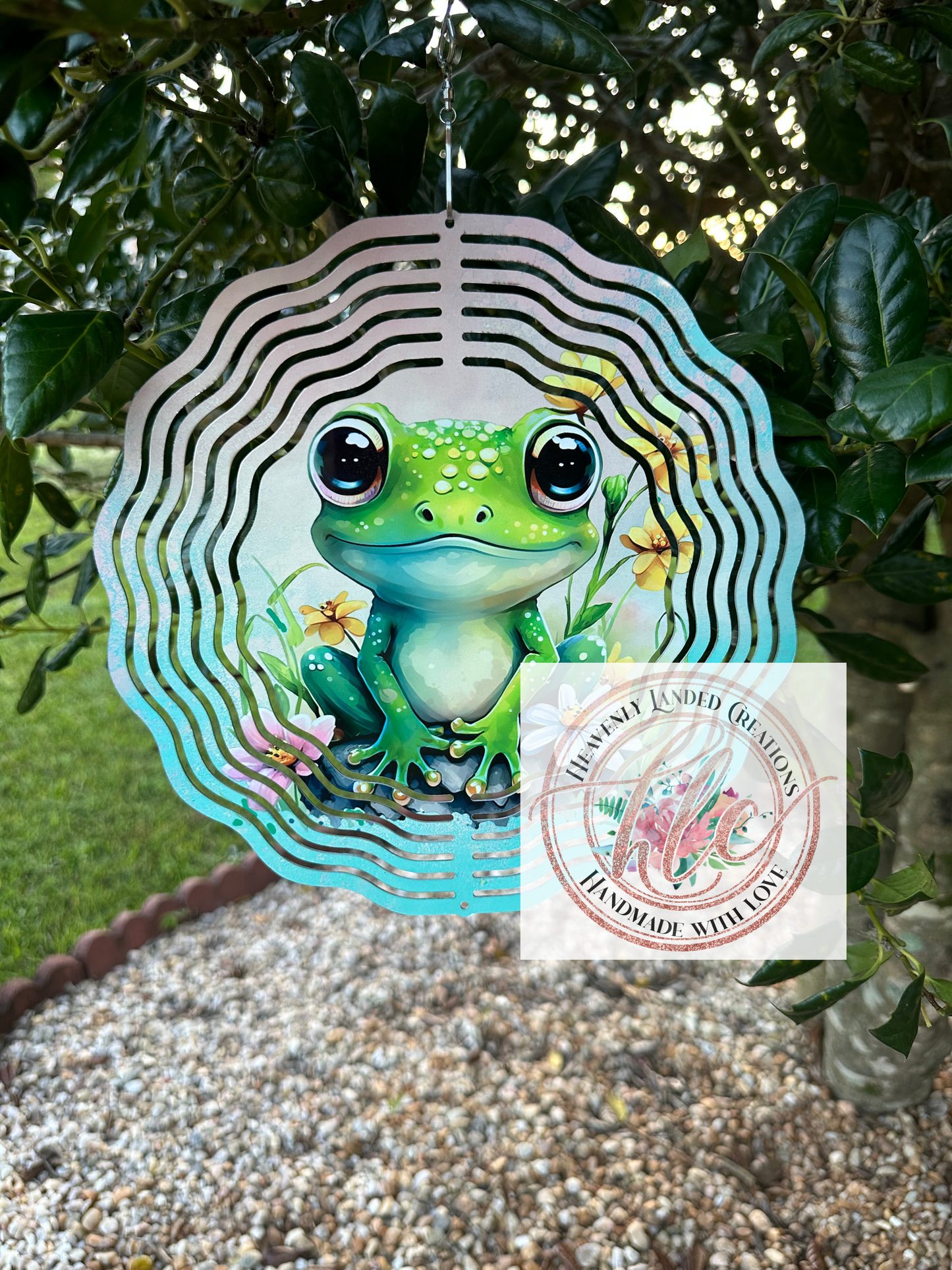 Wind Spinner Frog