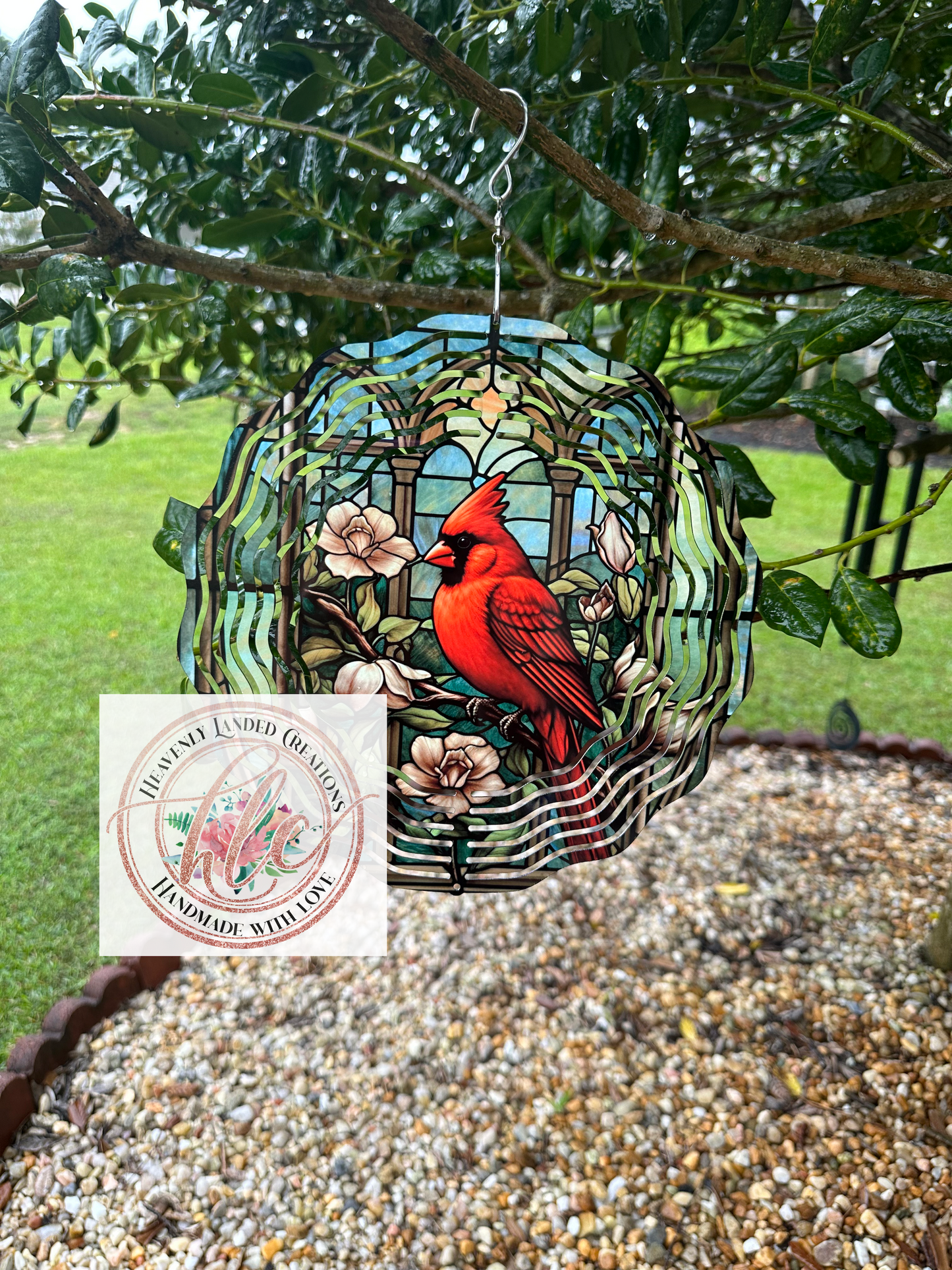 wind spinner cardinal