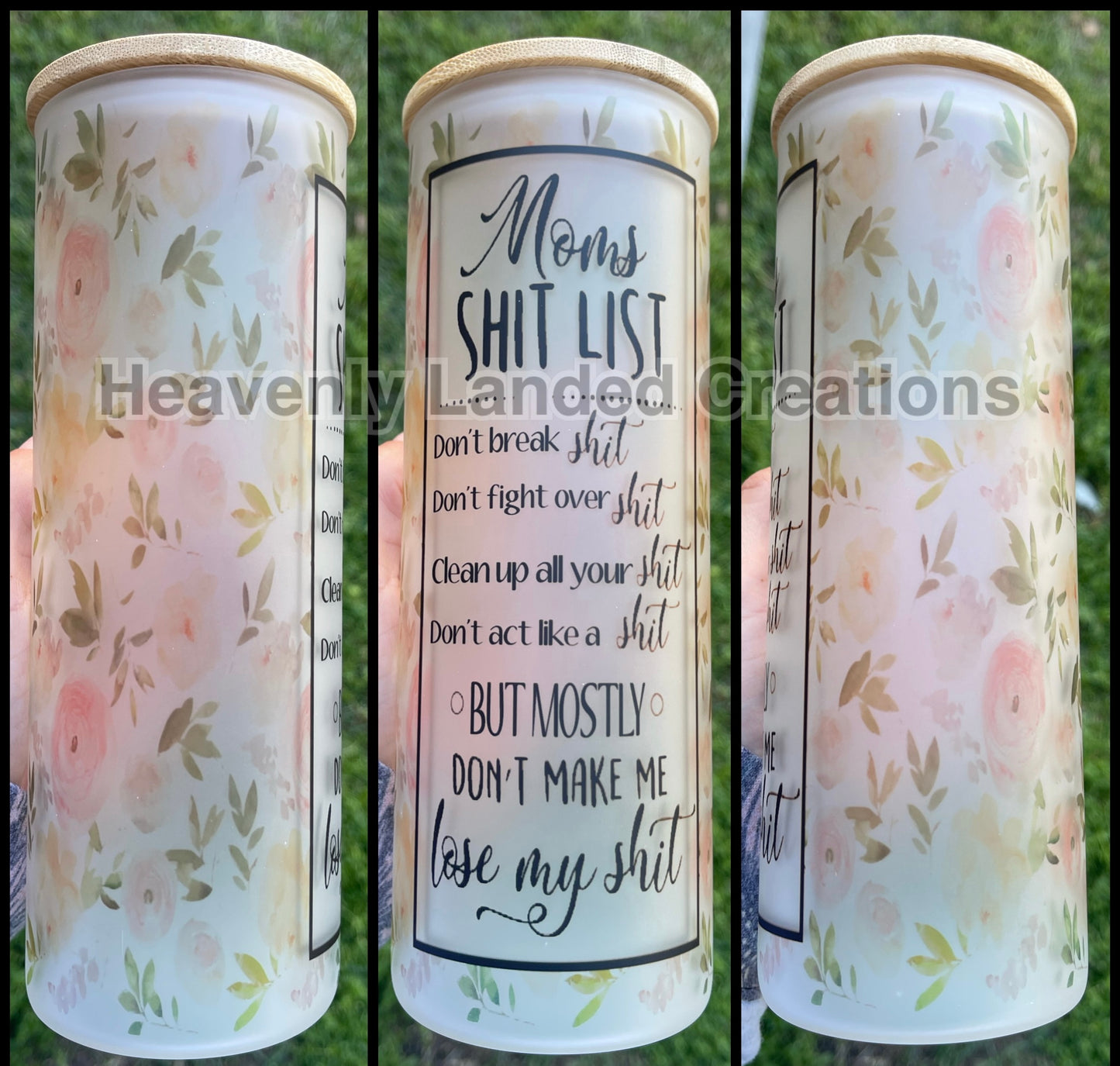 Sublimation GLASS tumbler