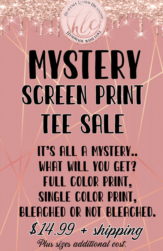 MYSTERY SCREEN PRINT TEE