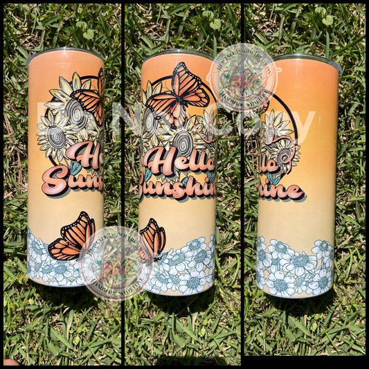 Sublimation Tumbler Hello Sunshine