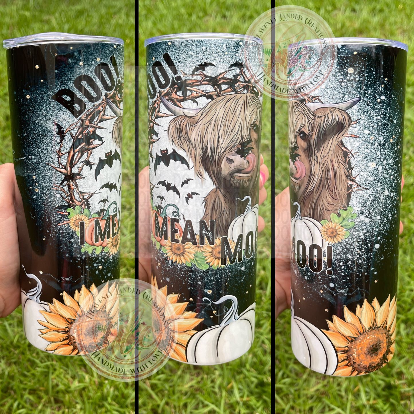 Sublimation Tumbler BOO I mean MOO