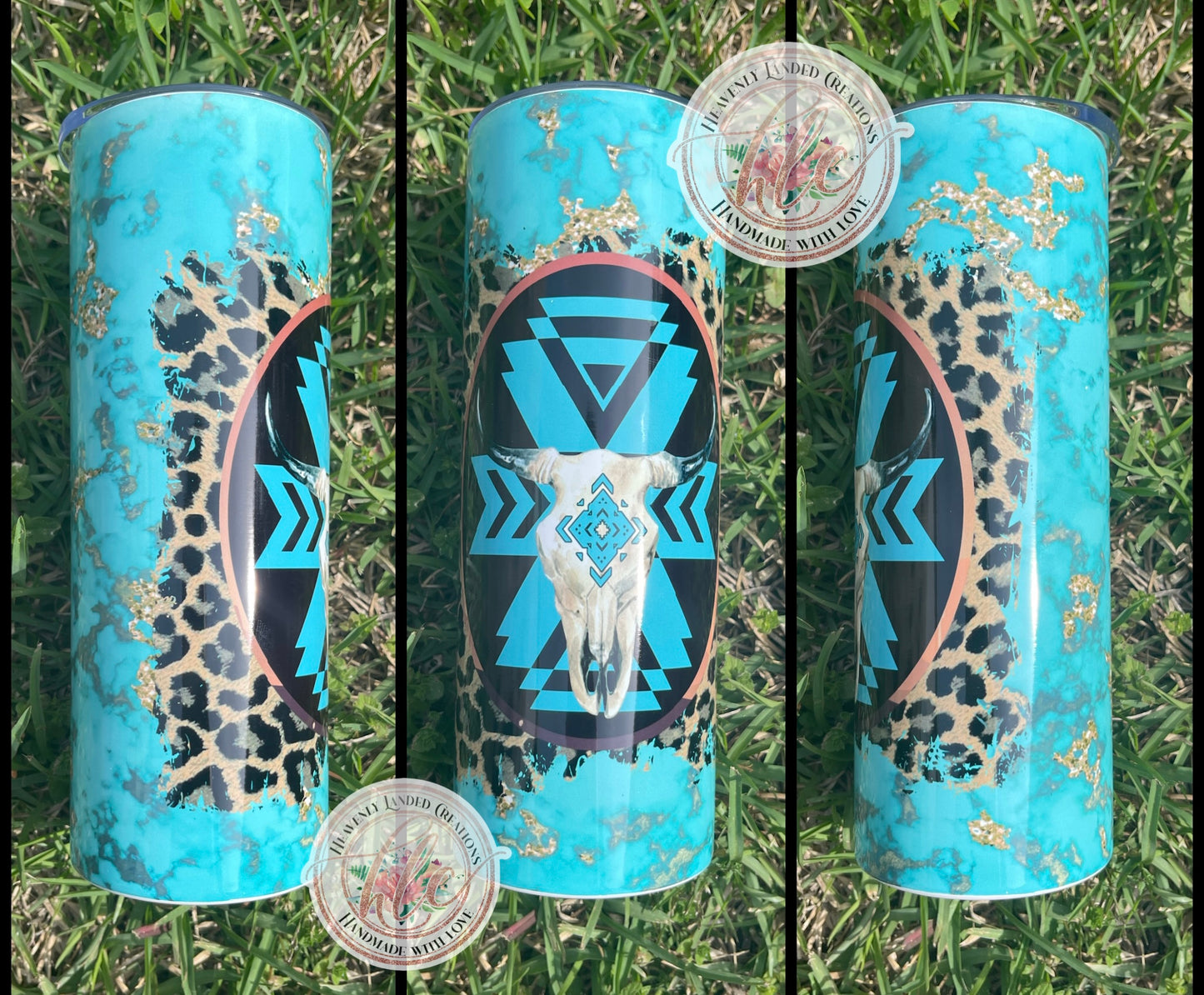 Sublimation Tumbler Boho Skull