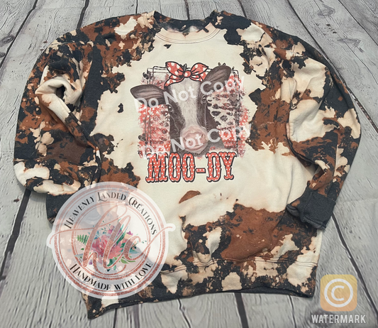 Bleached Crew Moody Cow