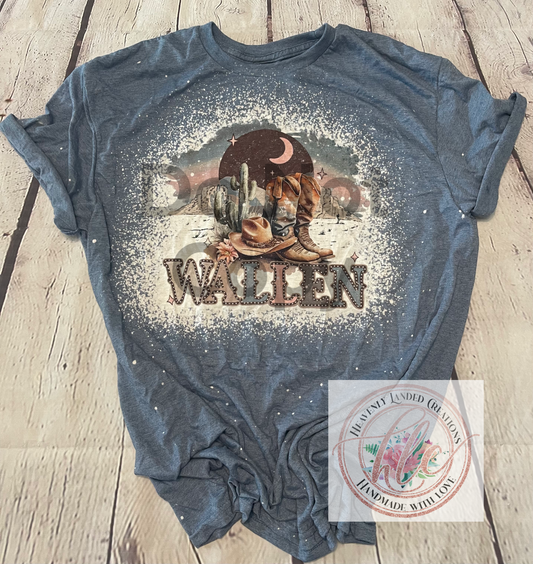 Bleached Tee Cowboy