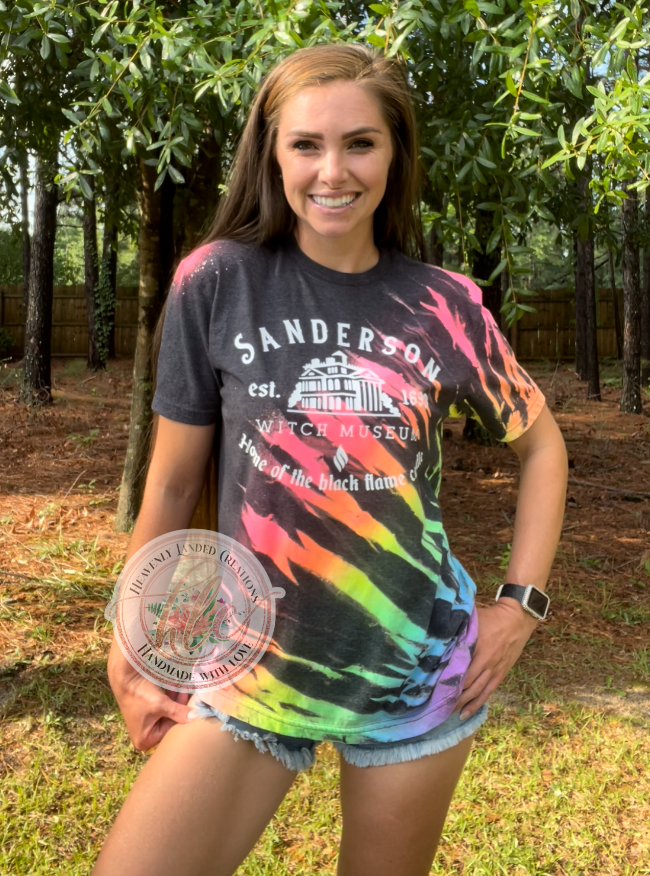 Bleached Tie Dye Sanderson