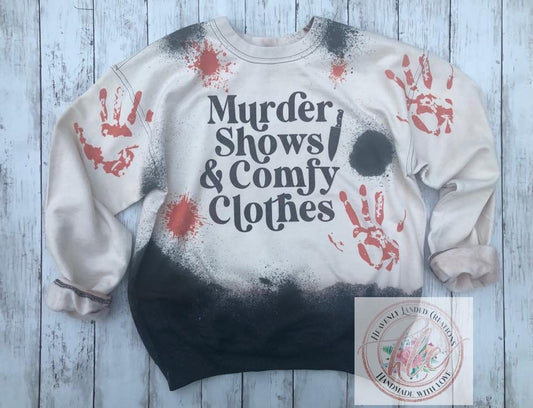 Bleached Crew Murder Shows & Comfy Clothes